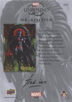 Mr. Sinister back card image