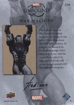 War Machine back card image