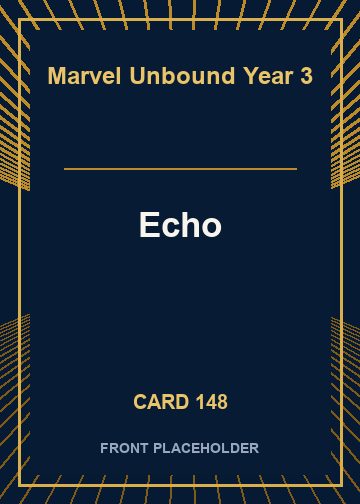 Echo front card image