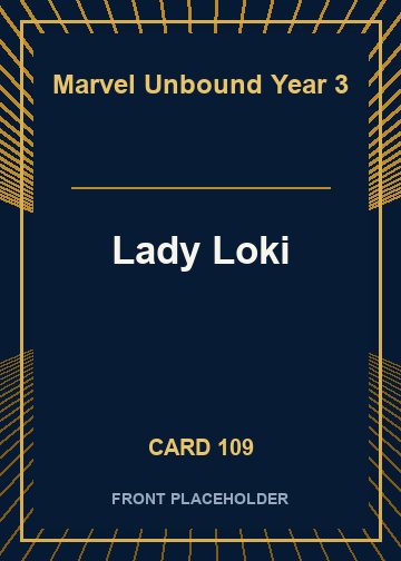 Lady Loki front artwork