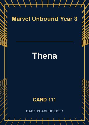 Thena back artwork