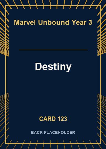 Destiny back artwork