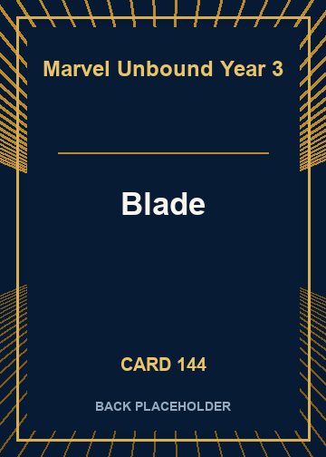 Blade back card image