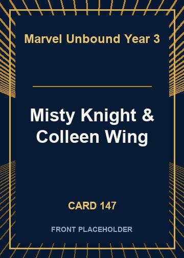 Misty Knight & Colleen Wing card thumbnail