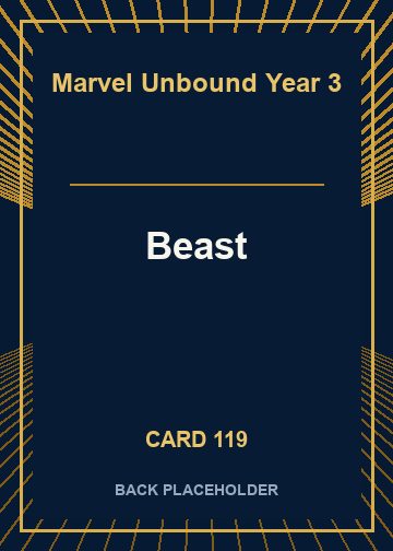Beast back card image