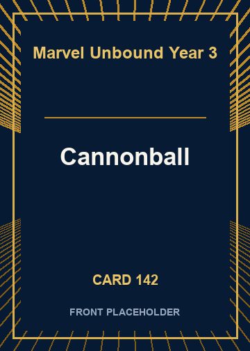 Cannonball front card image