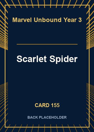 Scarlet Spider back card image