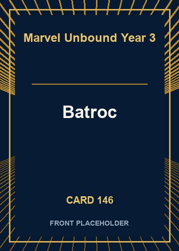 Batroc front card image