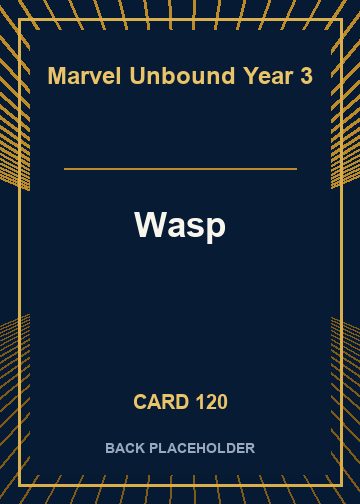 Wasp back card image