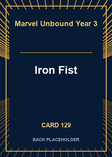 Iron Fist back card image