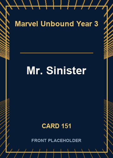 Mr. Sinister front card image