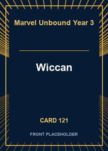 Wiccan front card image