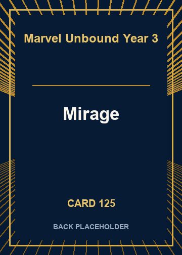 Mirage back card image