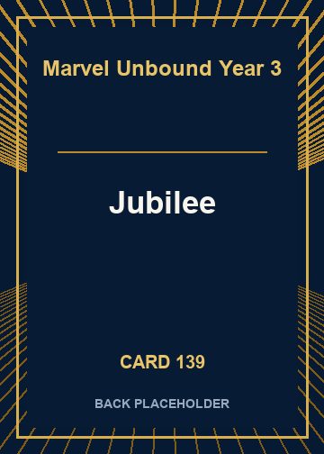 Jubilee back card image
