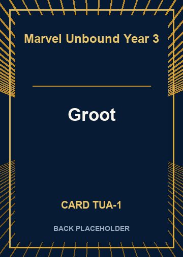Groot back card image