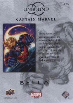 Captain Marvel back card image