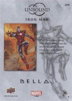Iron Man back card image