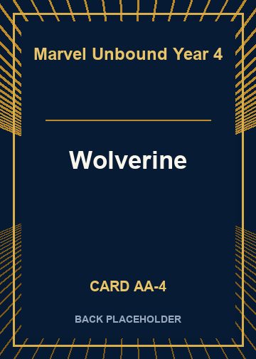 Wolverine back card image