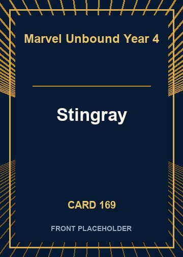 Stingray front artwork