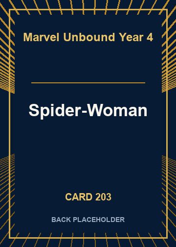 Spider-Woman back card image