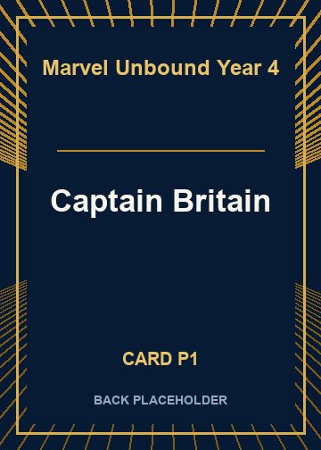 Captain Britain back card image