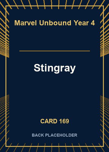 Stingray back card image