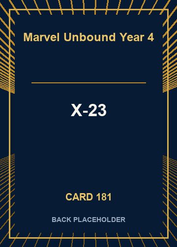 X-23 back card image