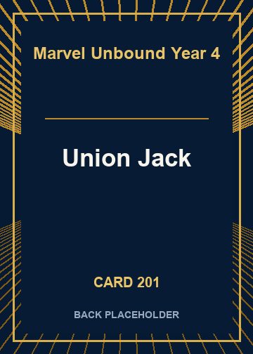 Union Jack back card image