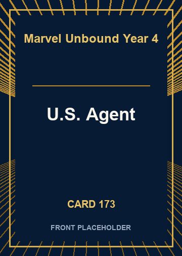 U.S. Agent front card image
