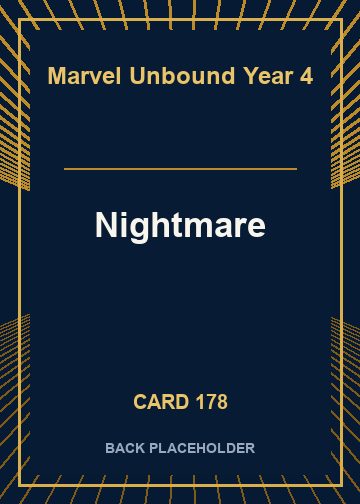 Nightmare back card image