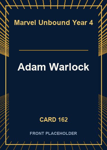 Adam Warlock front card image