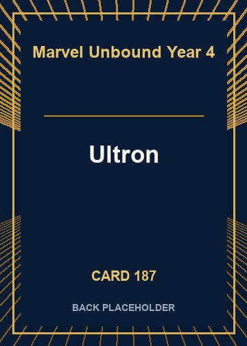 Ultron back card image