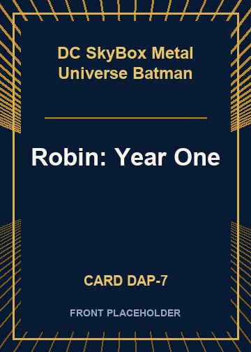 Robin: Year One card thumbnail