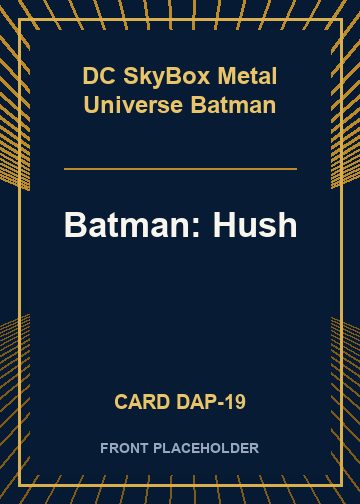 Batman: Hush card thumbnail