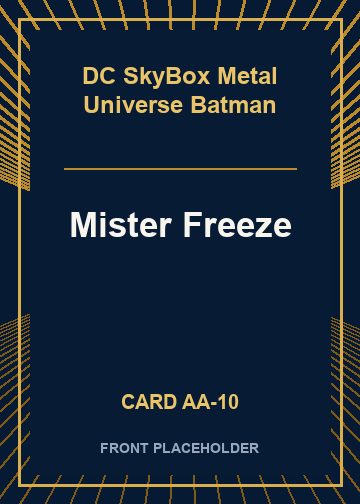 Mister Freeze card thumbnail