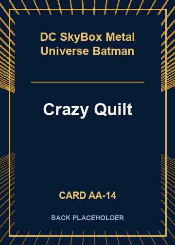 Crazy Quilt back card image