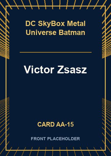 Victor Zsasz card thumbnail