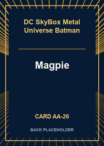 Magpie back card image
