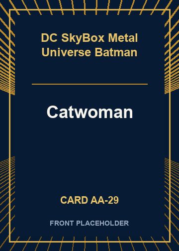 Catwoman card thumbnail