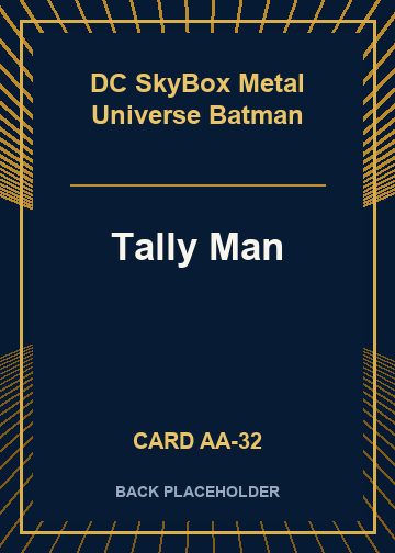 Tally Man back card image