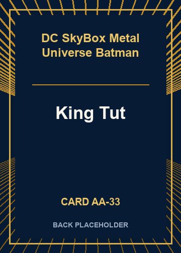 King Tut back card image