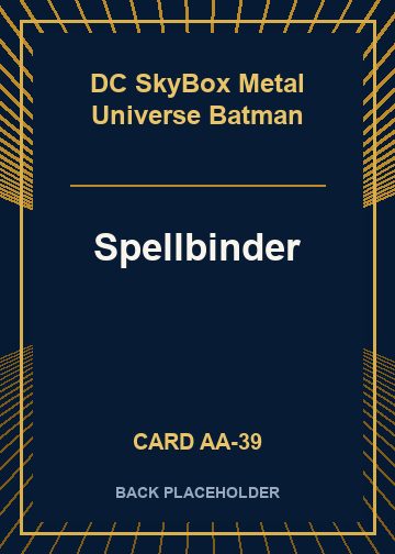 Spellbinder back card image