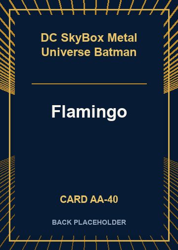 Flamingo back card image