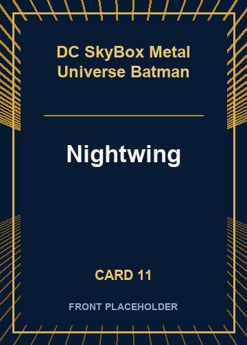 Nightwing front artwork