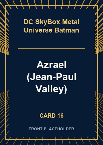 Azrael (Jean-Paul Valley) front artwork