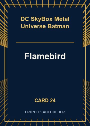 Flamebird front artwork