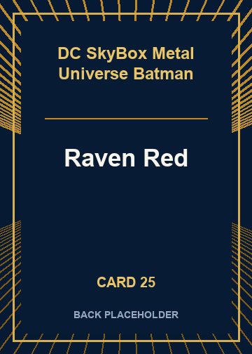 Raven Red back artwork