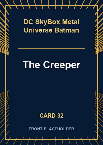 The Creeper front artwork
