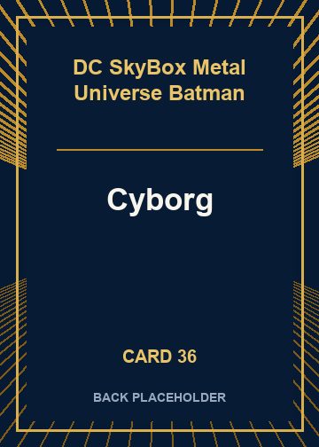 Cyborg back artwork