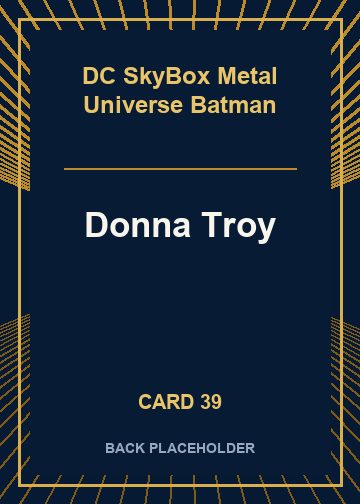 Donna Troy back card image
